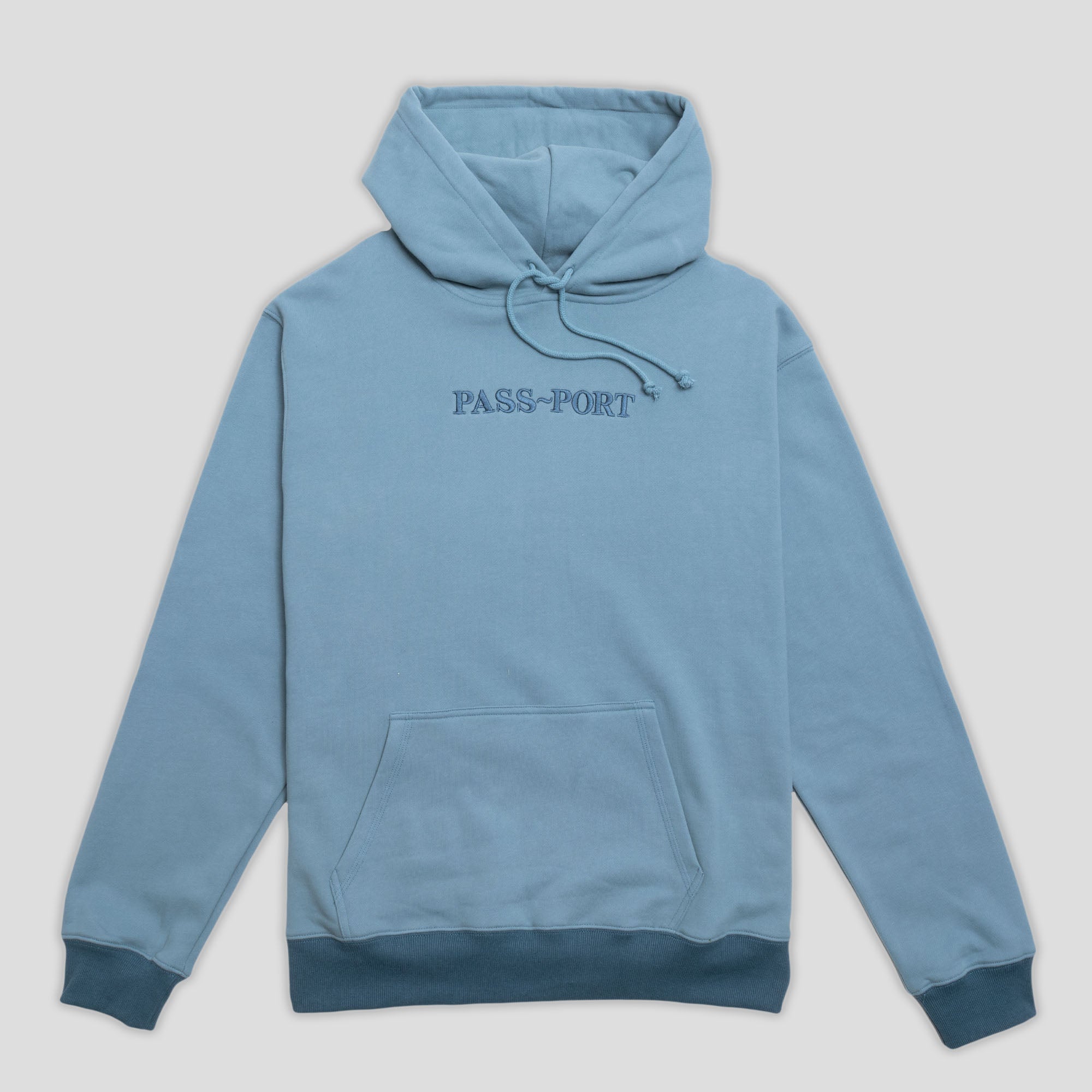 Official Contrast Organic Hoodie (Baltic Blue)