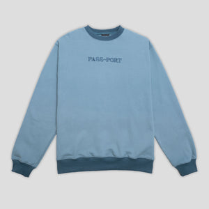 Official Contrast Organic Sweater (Baltic Blue)