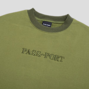 Official Contrast Organic Sweater (Olive)