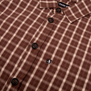 Workers Check Shirt S/S (Brown)