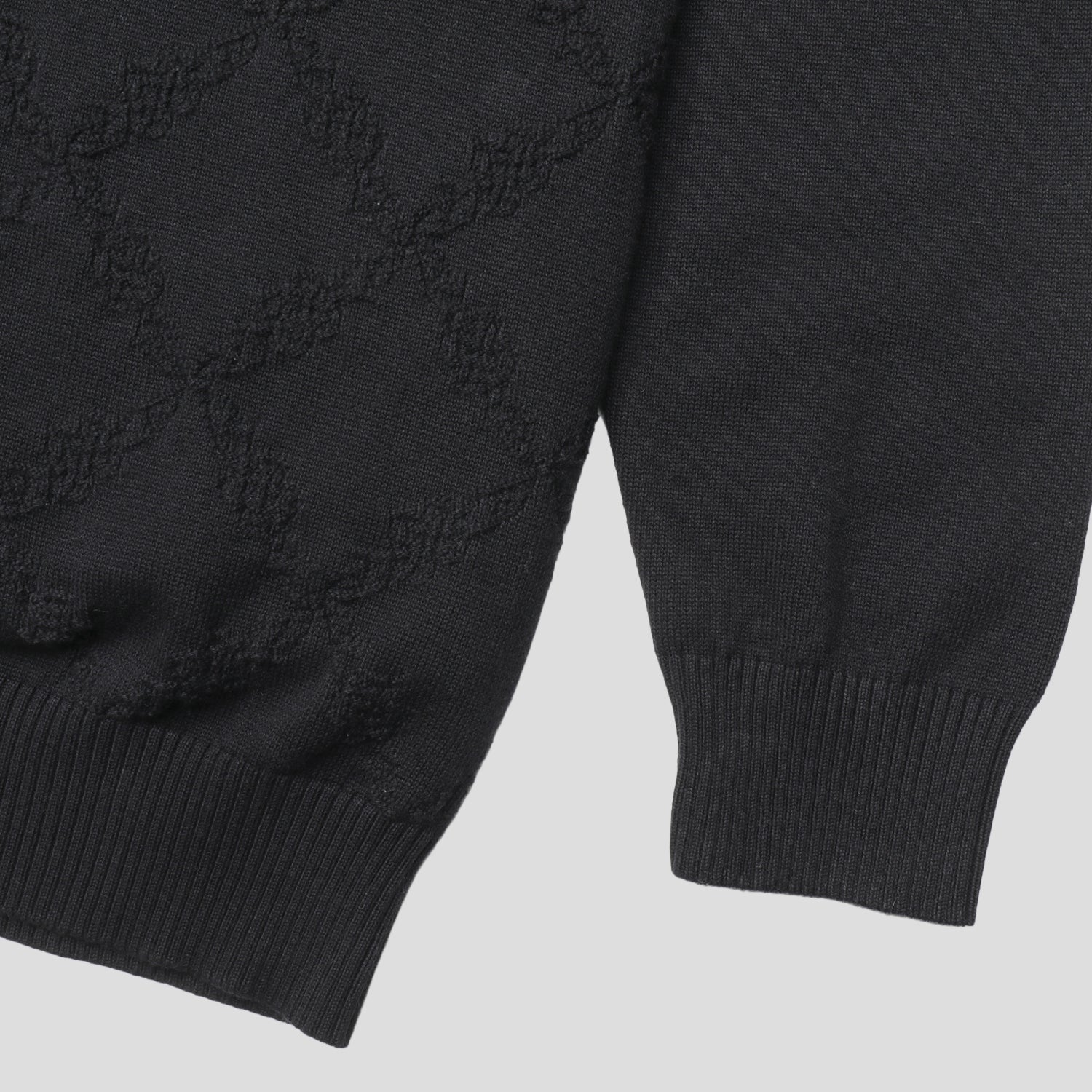 Brasco Zip LS Knit (Black)