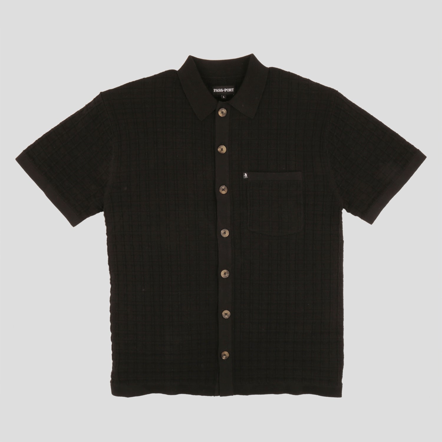 S.R Knit Shirt (Black)