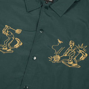 Swatter Embroidery Court Jacket (Dark Teal)